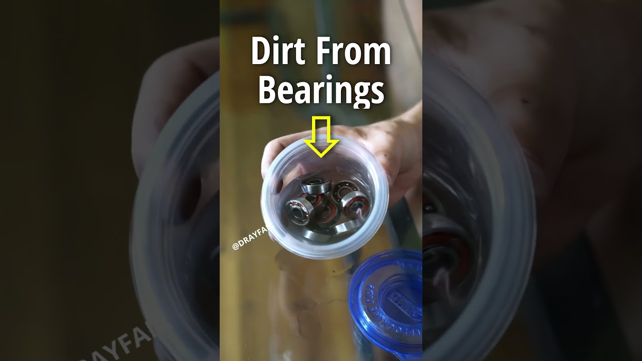 How to Clean Skateboard Bearings #skateboarding #skate #skating