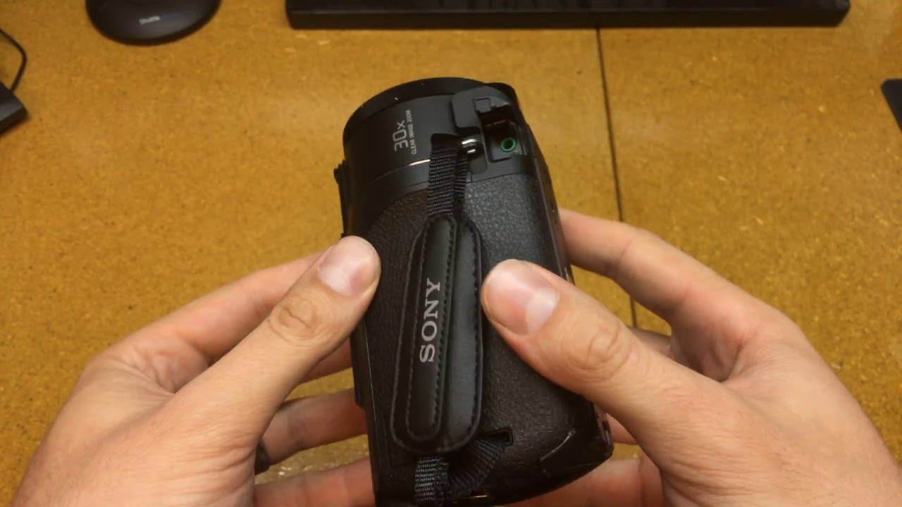 Sony FDR-AX53 Unboxing and Menus