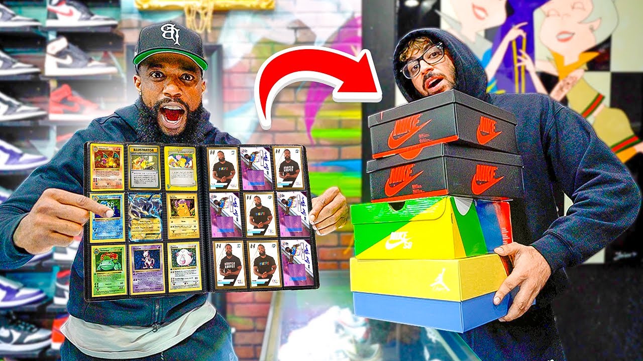 Trading My 2Hype Cards & Rare Pokemon Cards For New Sneakers!