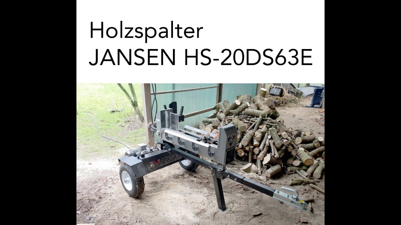Holzspalter Jansen HS 20DS63E