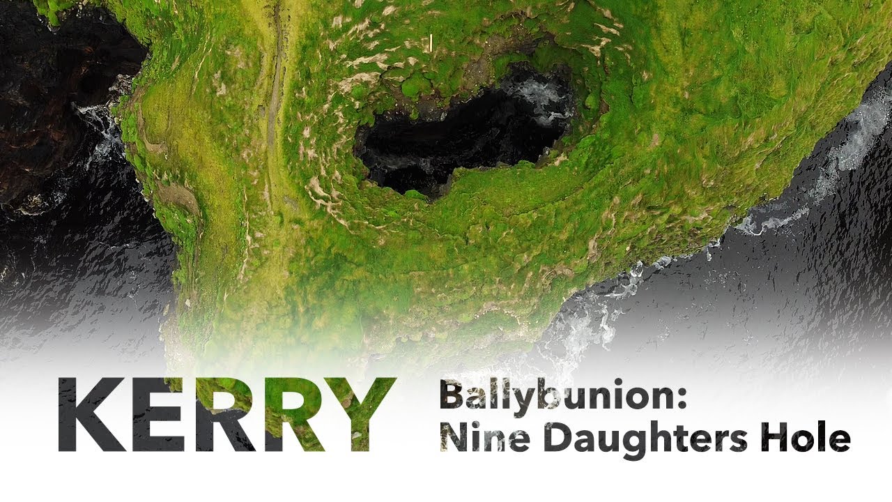 Ireland from above: Nine Daughters Hole HD