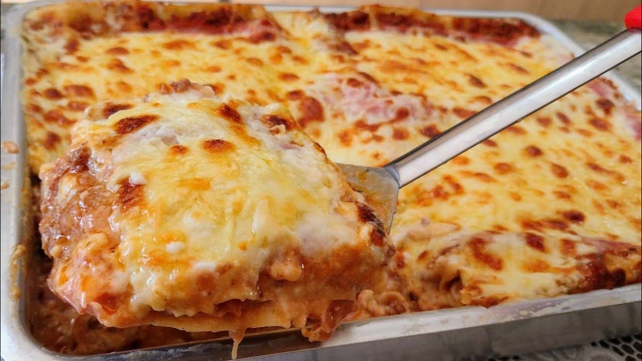 Faça a melhor LASANHA A BOLONHESA essa faz sucesso aqui em casa