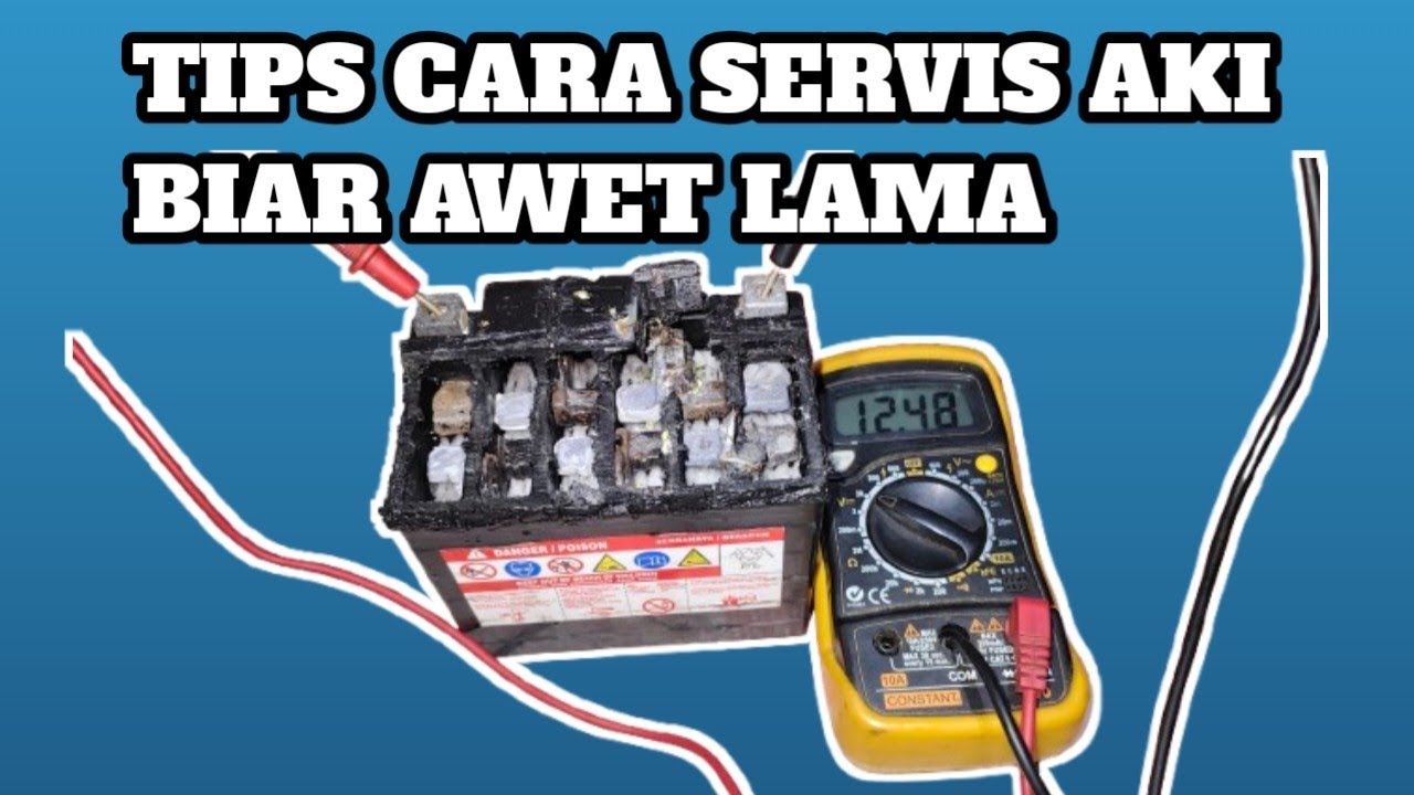Cara Servis Aki Kering Soak, Motor Tidak Bisa Starter Langsung Normal