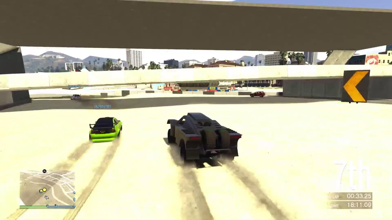 Racing whit idiot people