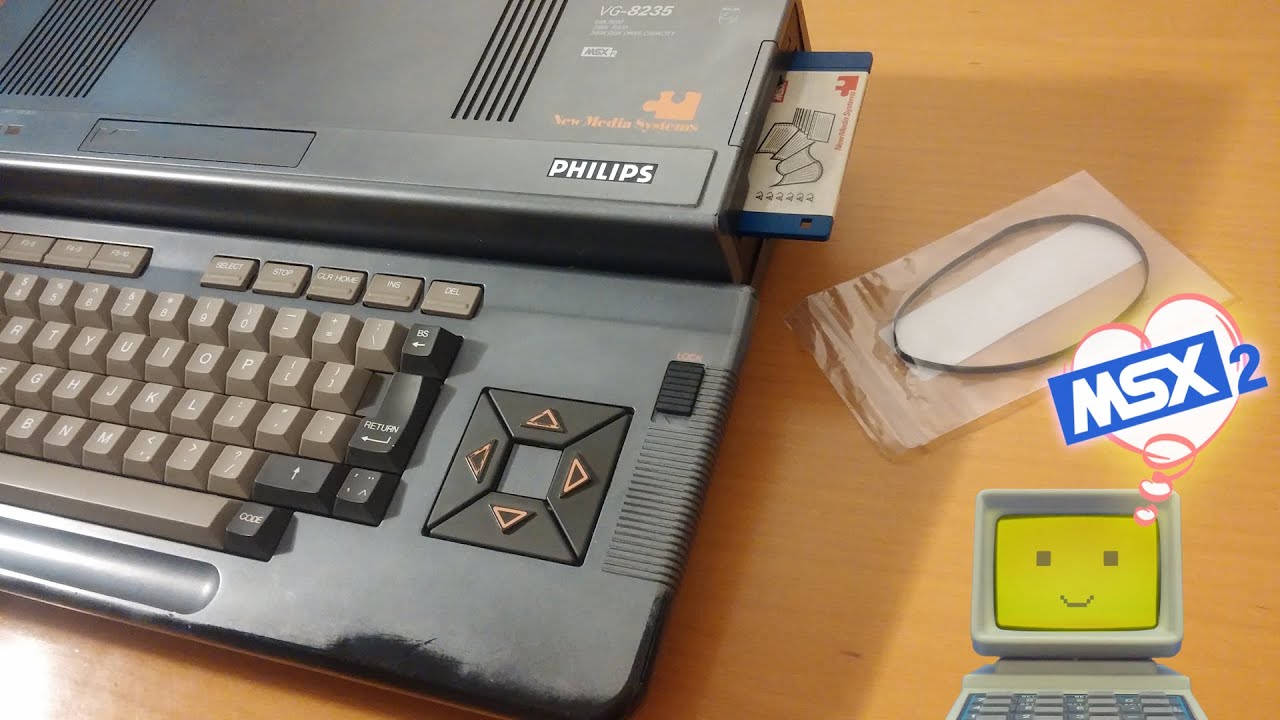 MSX-2 Philips VG-8235 disk drive belt replacement