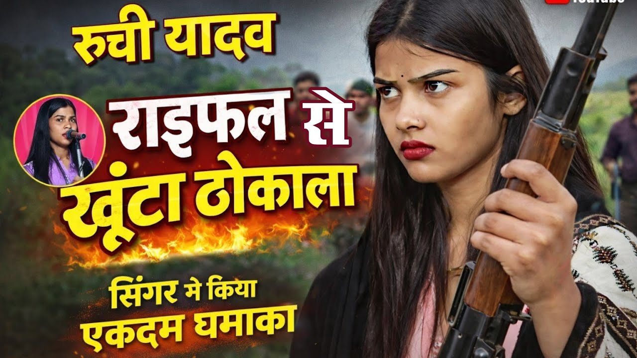रुचि यादव रंगदारी || राइफल से खूंटा ठोकाला #ruchiyadav #trendingstar #ruchi #rangdari 