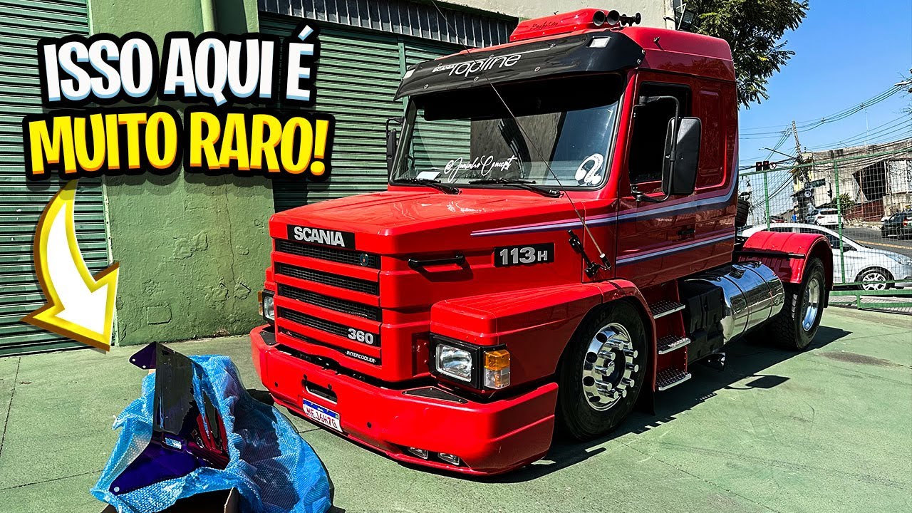 QUEBRA SOL ROXO NO SCANIA 113 TOPLINE. Concept Suspensões 🏁