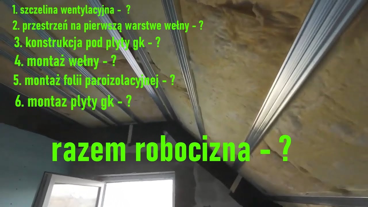Ile kosztuje ocieplenie poddasza