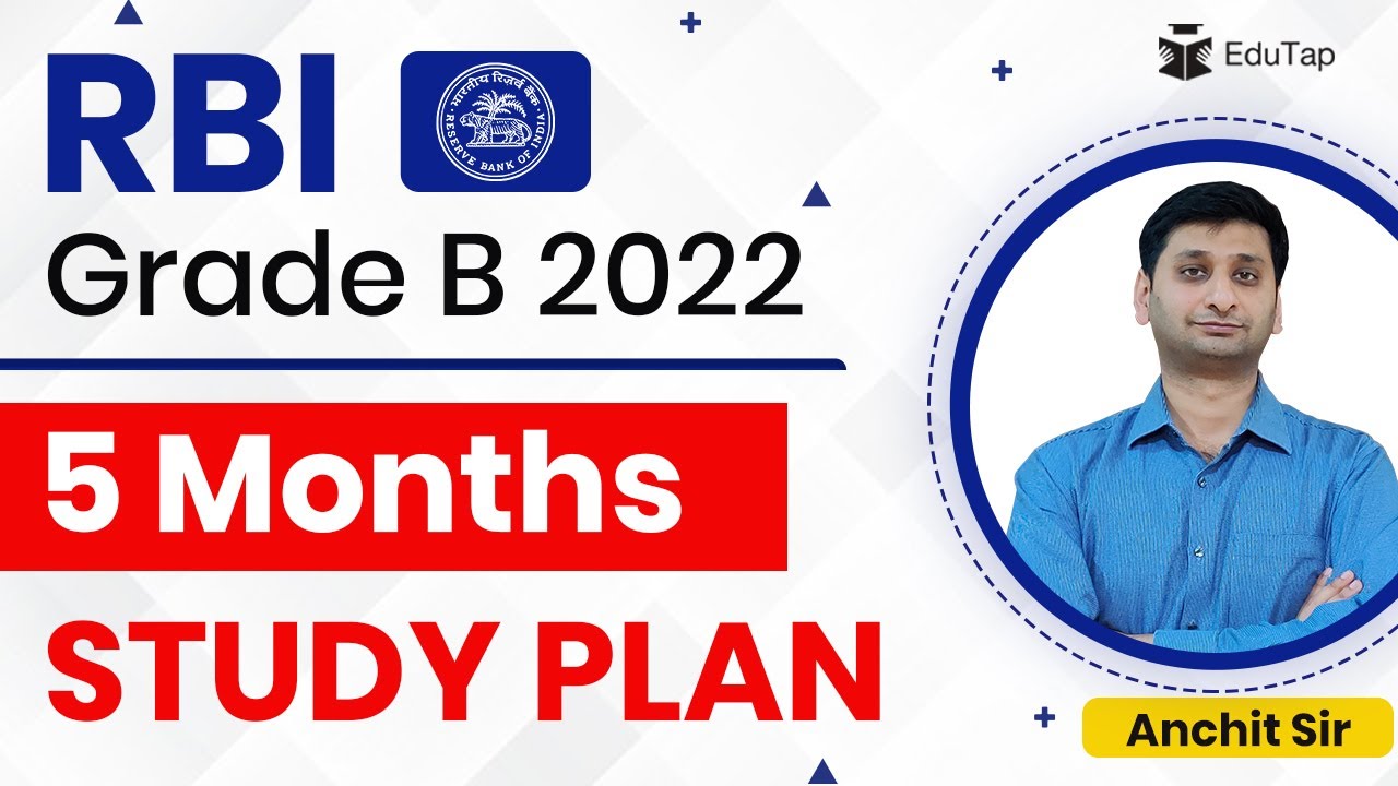 5 Months Study Plan for RBI Grade B 2022 | Crack RBI Grade B 2022