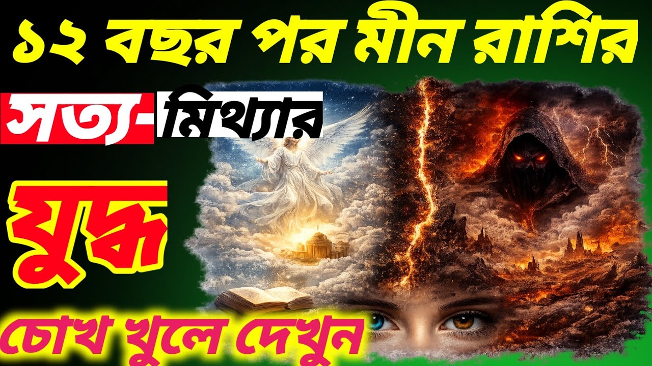 ♓ ১২ বছর পর মীন রাশির জীবনে সত্য-মিথ্যার মহাযুদ্ধ! চোখ খুলে দেখুন আসল সত্য!