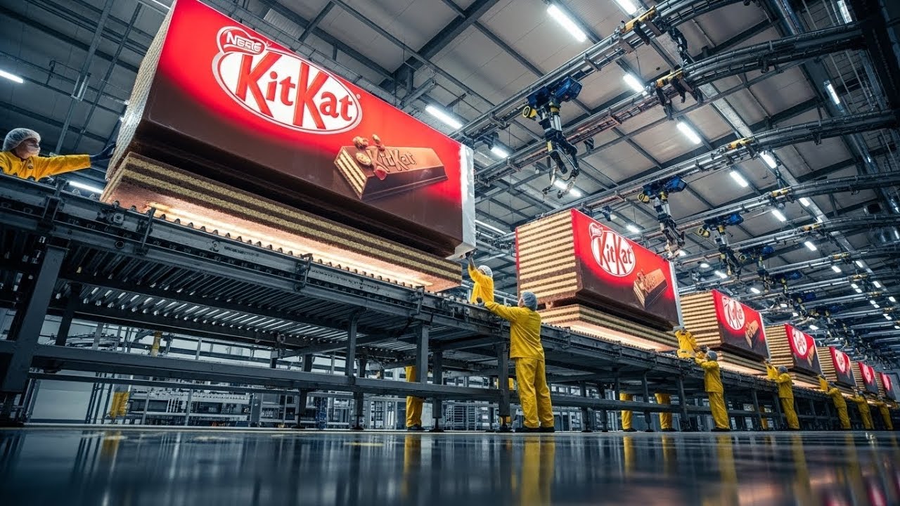 How KitKat Chocolate Bars Are Really Made: Epic Factory Process Revealed