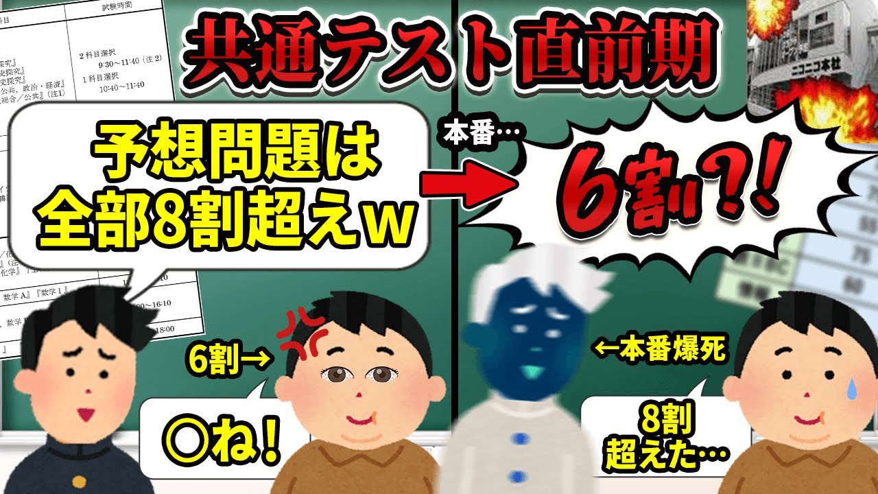 【共通テスト2026】共テ本番で点数が