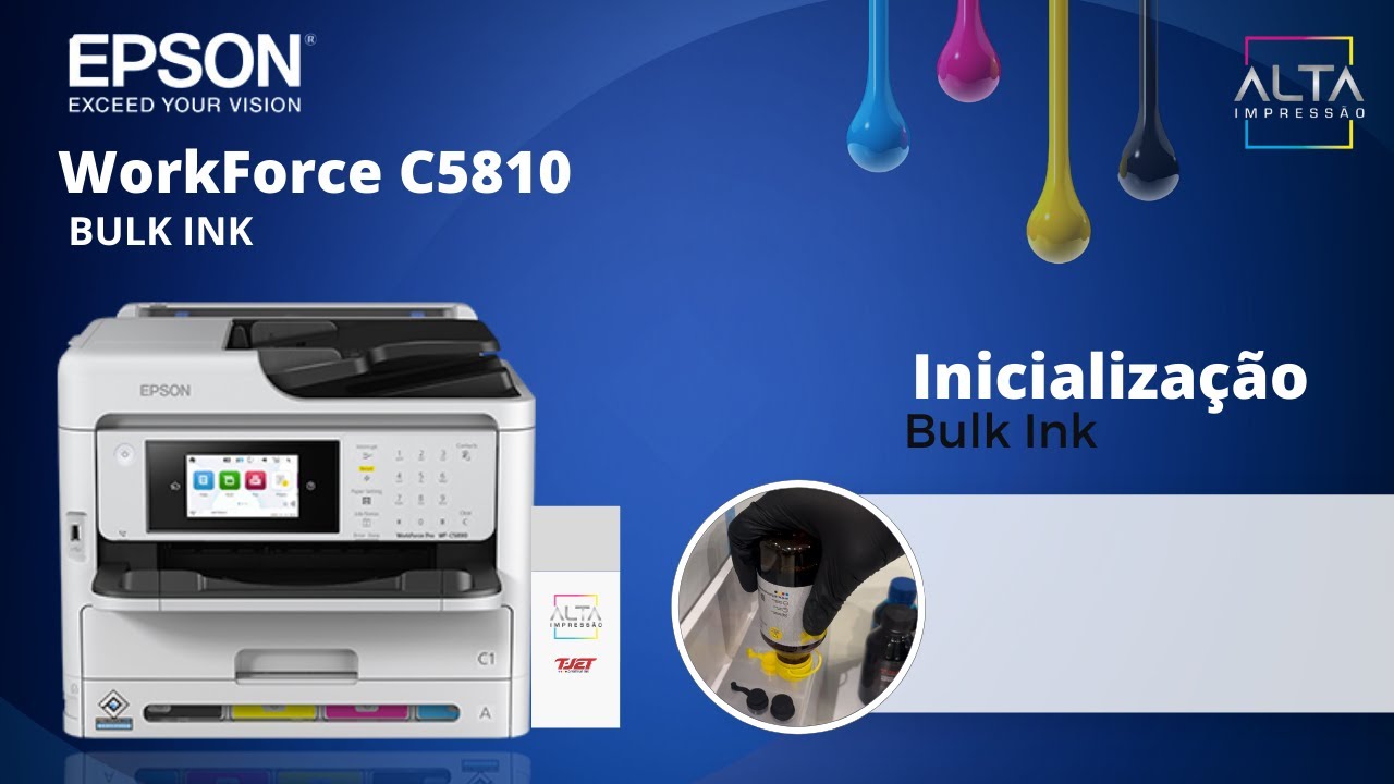 Inicialização - Bulk Ink Epson C5810 / C5890
