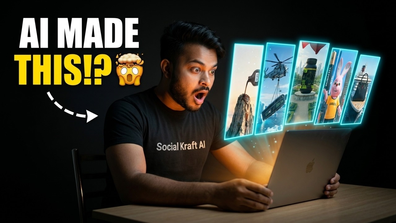 How to Make Full CGI Ads with AI (MIND BLOWING) | Step-by-Step Tutorial + Free Prompts | Yash Verma