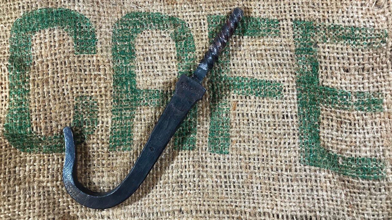 Forged ceiling hook  - Hook of the week 34