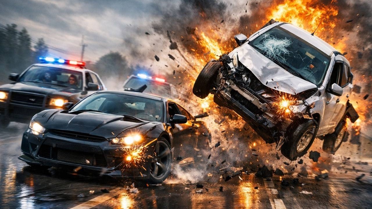 Will those damn police catch this car?#PoliceChase #CarCrash #BeamNGDrive 🚓💥