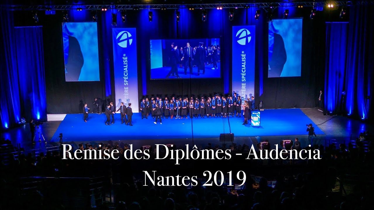 Remise des dipl&ocirc;mes Audencia - Nantes 2019 - Movinov