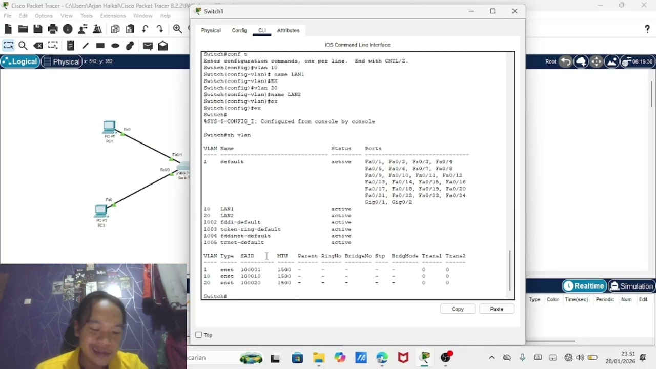 Tutorial Simulasi lab sederhana jaringan (UAS) 