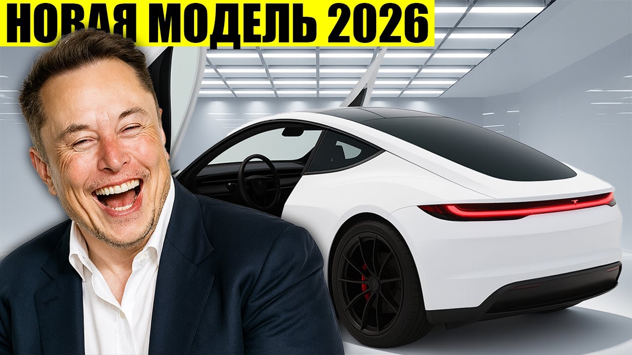 Tesla Model 2 2026 за $15 990 открыт предзаказ и 5 крупных изменений дизайна