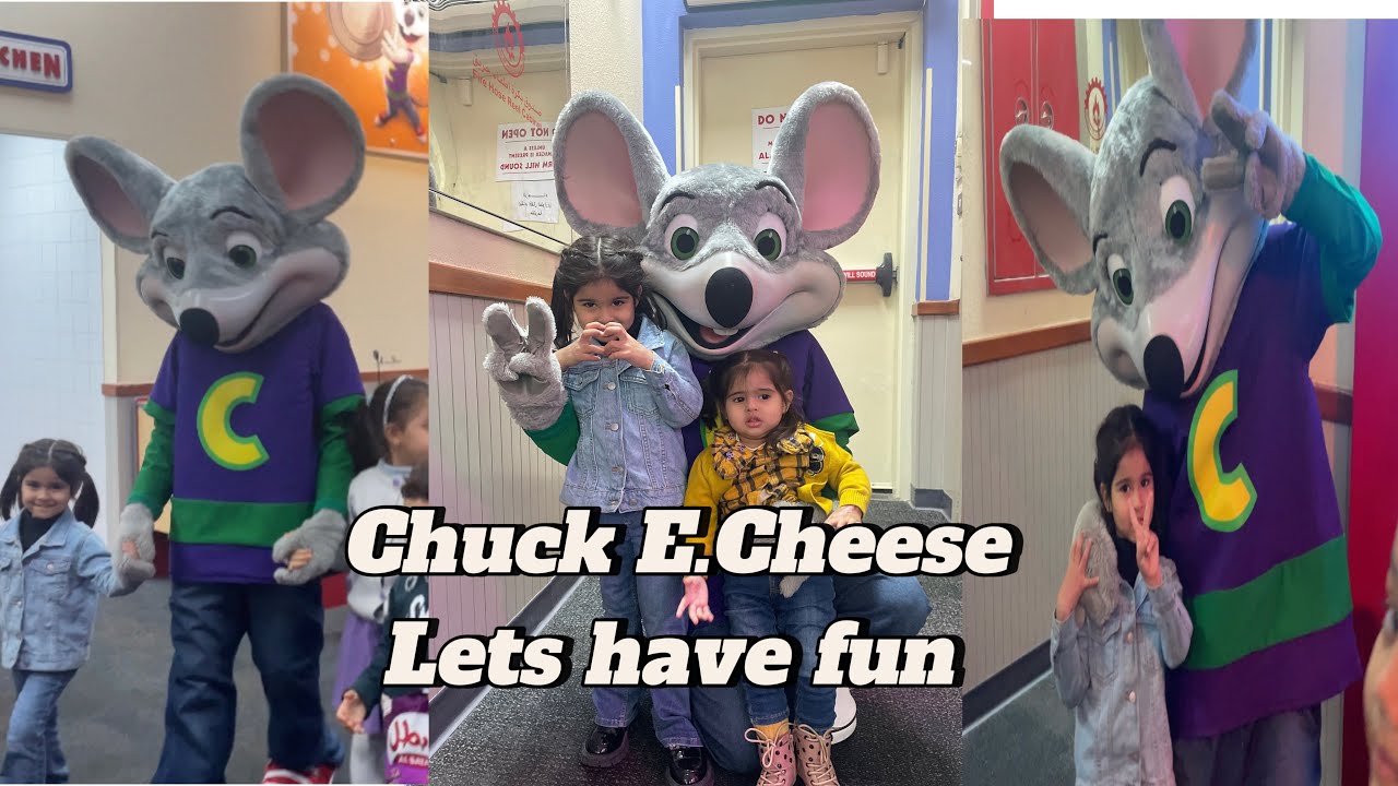 Chuck E.Cheese | End with pictures with Chuck E.Cheese | Fun with chucke cheese