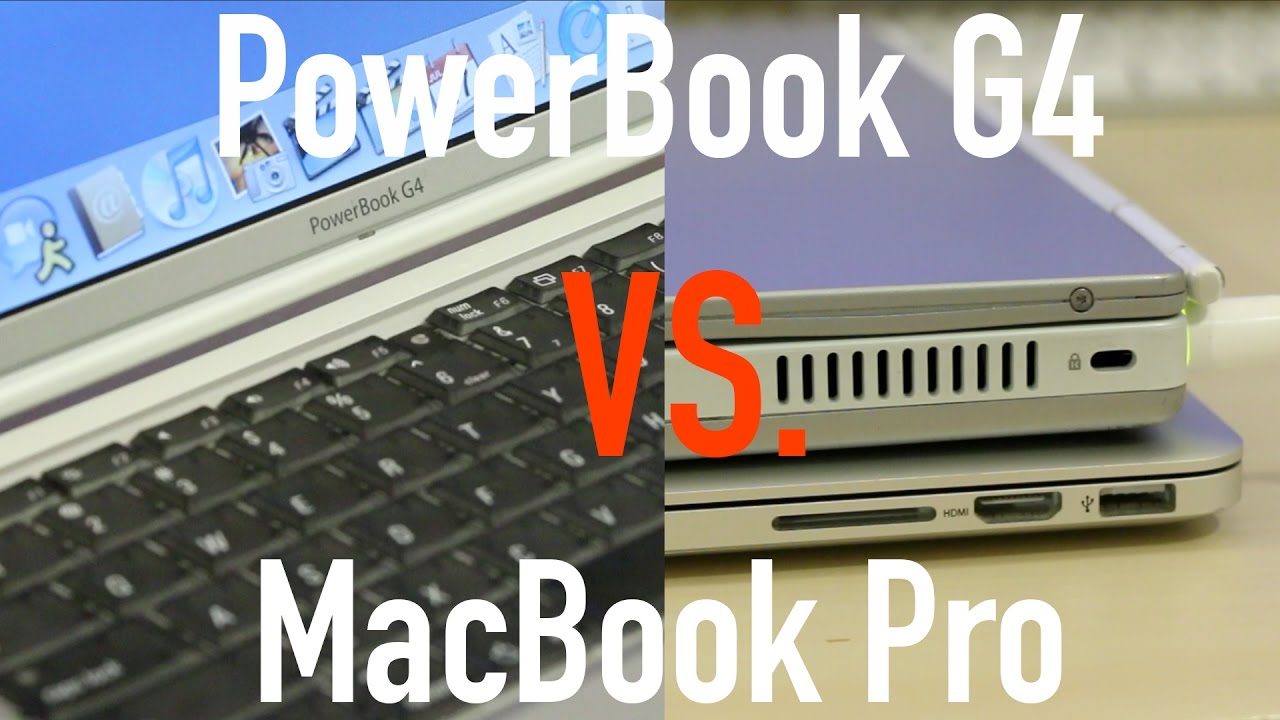 Is a Laptop from 2002 Still Usable? PowerBook G4 vs. MacBook Pro!