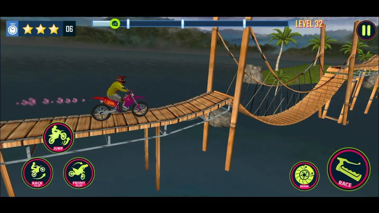 Bike stunt game | impossible sport bike stunt backflip, uplift level 32 to31