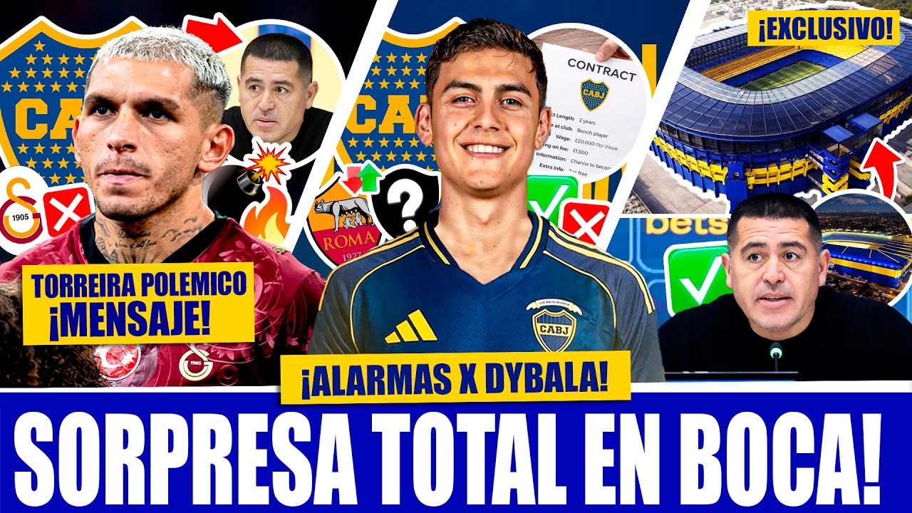 ¡Giro INESPERADO en Boca x LESCANO! ► Imágenes EXCLUSIVAS de la NUEVA BOMBONERA! ► Dybala OPERADO!