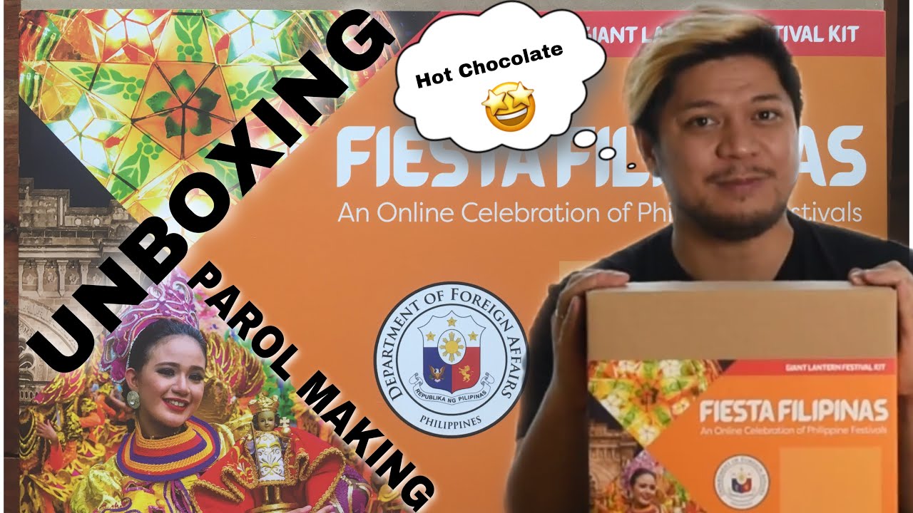 Unboxing Fiesta Filipinas  Giant Latern Kit