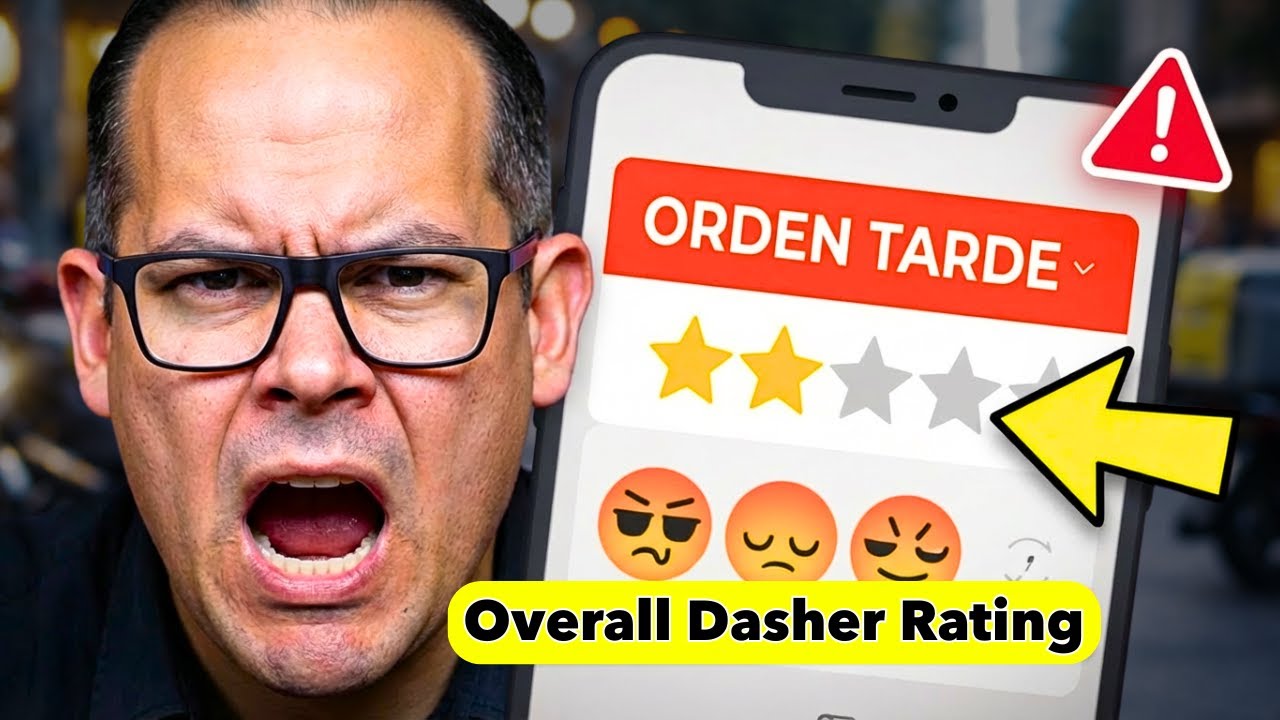 DoorDash Overall Rating: 7 Errores que están MATANDO tus ganancias (y cómo evitarlos)