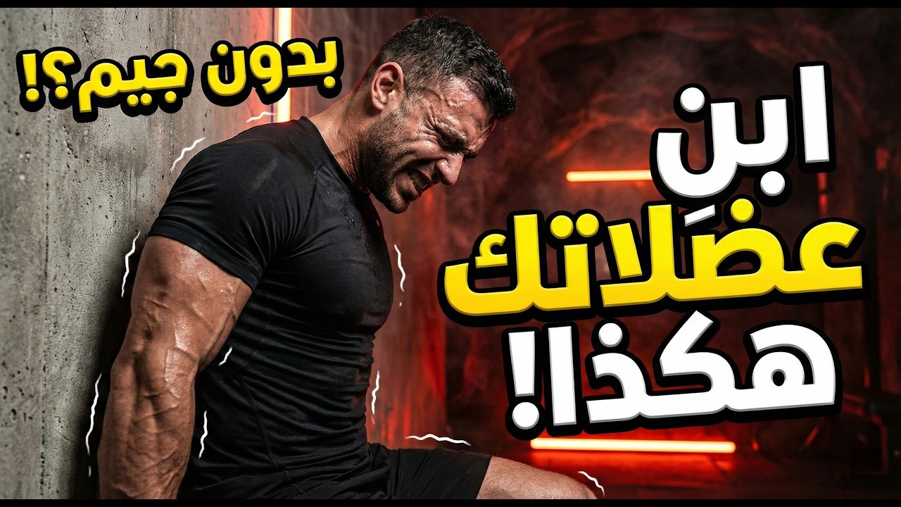7 تمارين إيزومترية لبناء العضلات في المنزل بدون أوزان 💪 نتائج سريعة