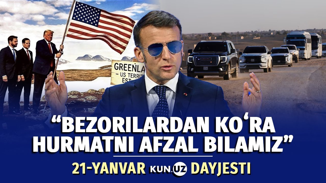 Tramp-Makron mojarosi va kurdlarga muhlat bergan Suriya – kun dayjesti