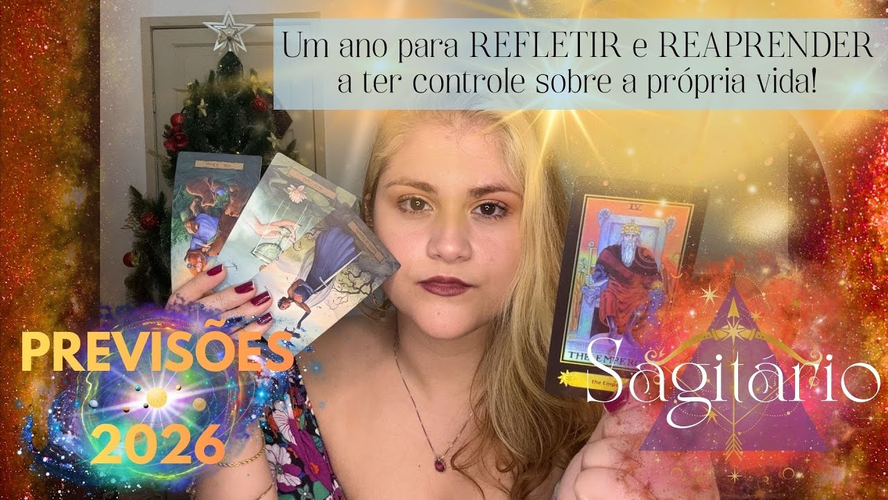 ♐SAGITÁRIO [2026] - PREVISÃO ANUAL DO TAROT - CUIDADO COM O FINANCEIRO! Ano de SURPRESAS e REAJUSTES