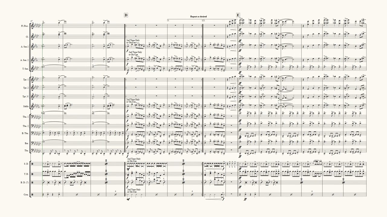 Slam - Marching Band Arrangement