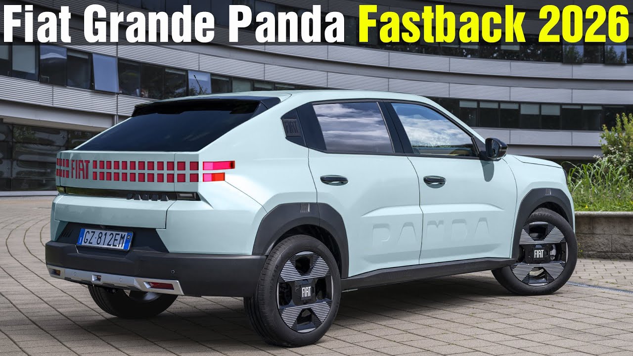 2026-2027 Новый Fiat Panda Fastback - Первый взгляд!