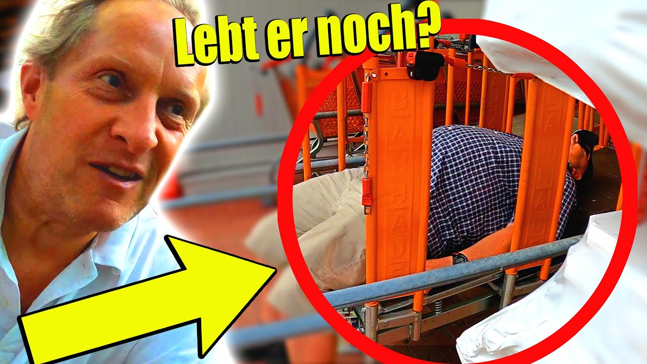 Leblosen Mann beim Einkaufen gefunden * Er konnte nicht mehr * Addi Habibi Corona Vlog 4K