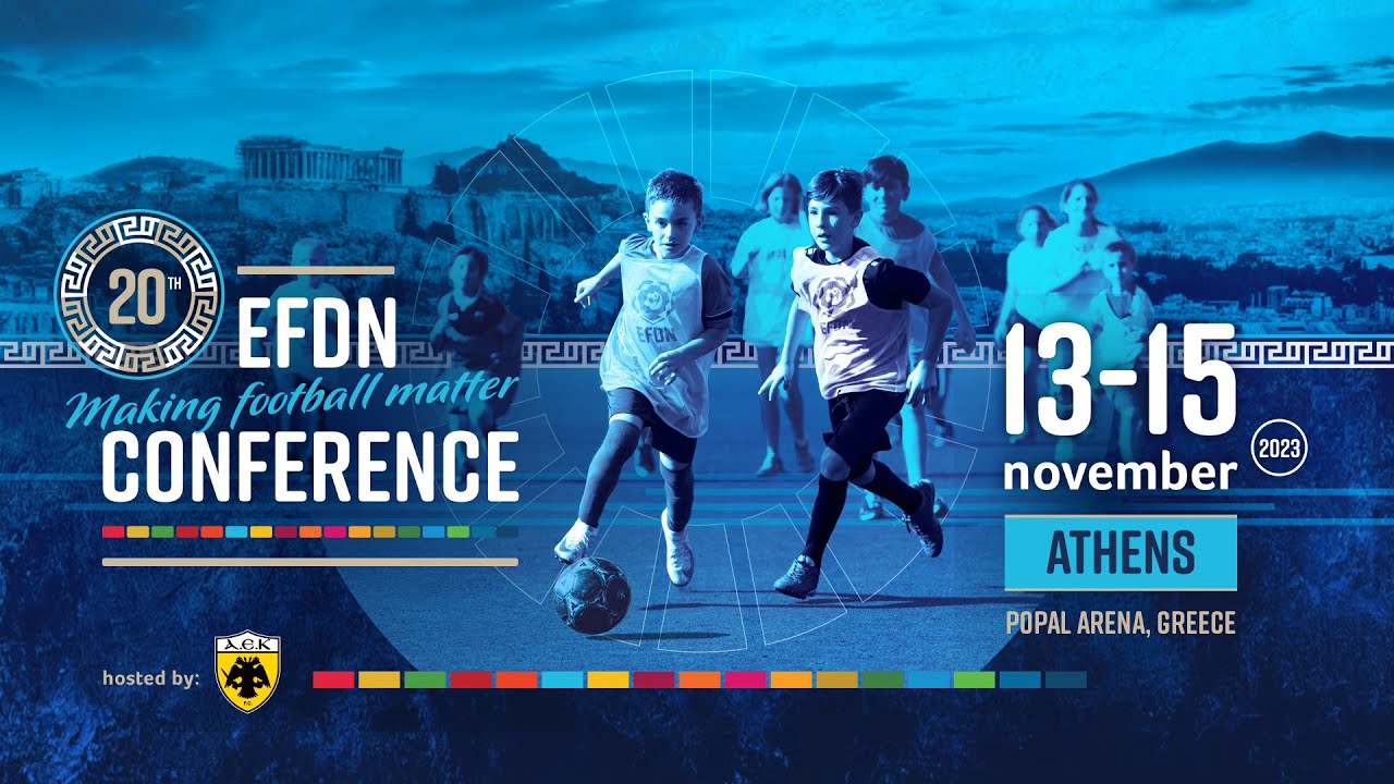 Aftermovie of the 20th EFDN 'Making Football Matter' Conference hosted by @aekfc