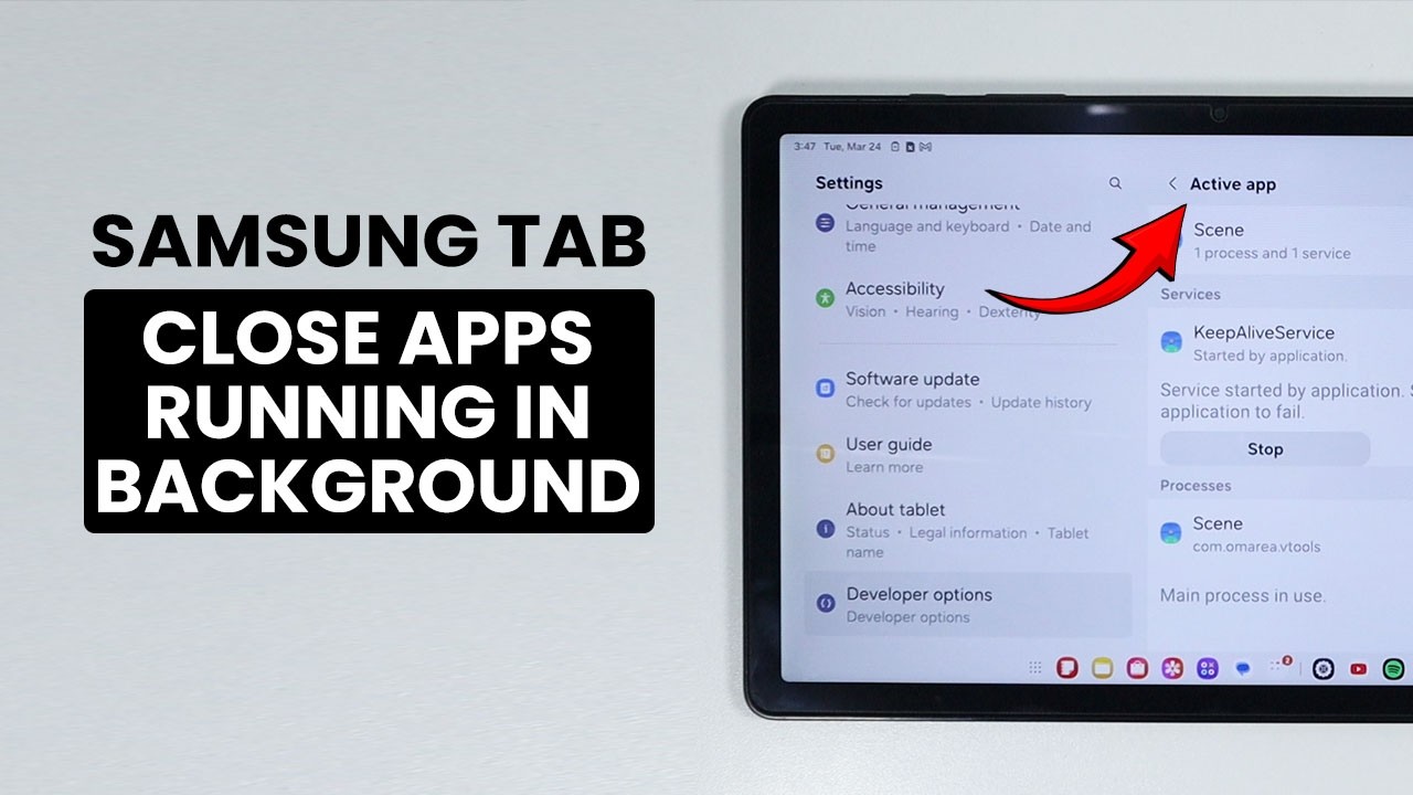 Zamknij aplikacje działające w tle na tablecie Samsung &ndash; Zatrzymaj aplikacje działające w tle