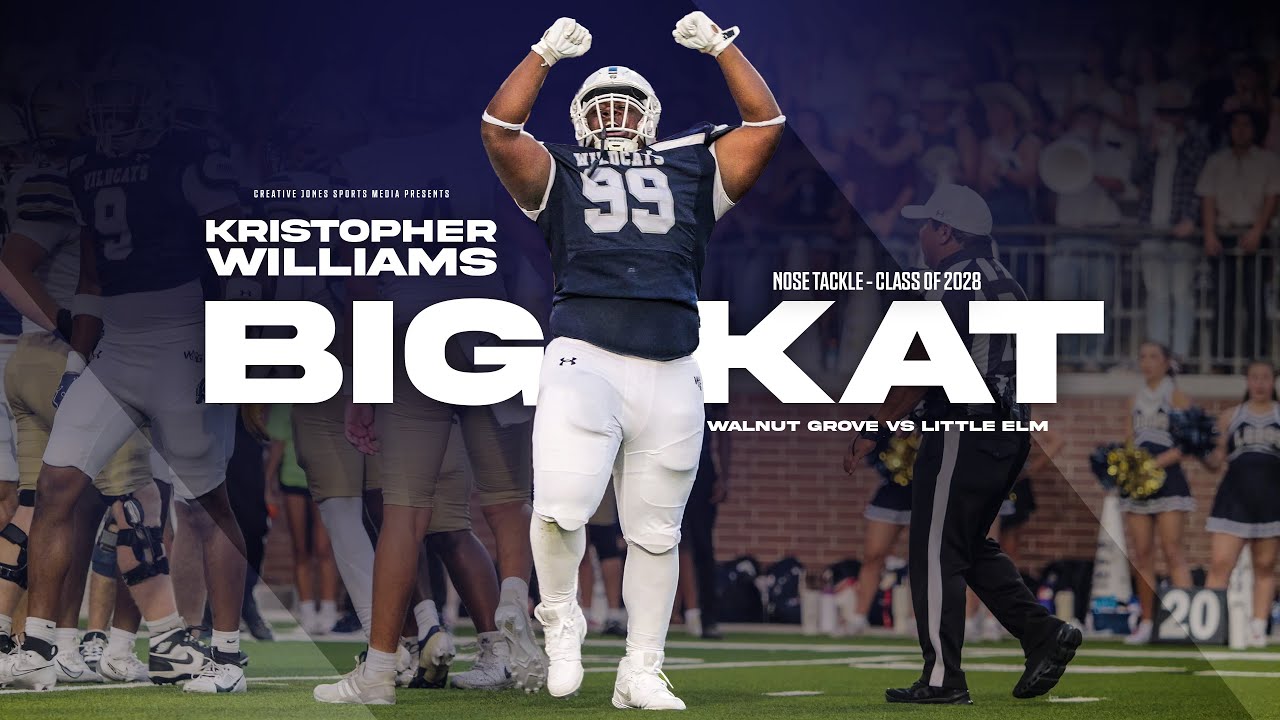 Class of 2028 Walnut Grove Kristopher Williams vs Little Elm | Highlights | Nose Tackle | #txhsfb