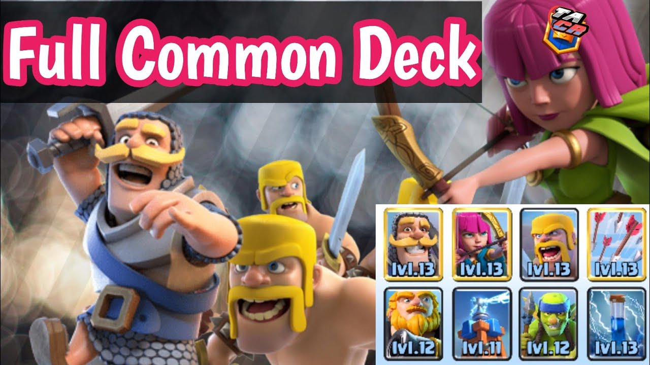 Full Common Deck | Clash Royale Gameplay Indonesia