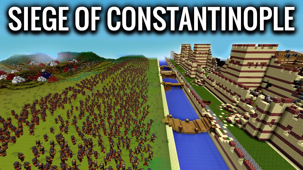 Epic Siege of Constantinople in Minecraft | Fall of Byzantine Empire