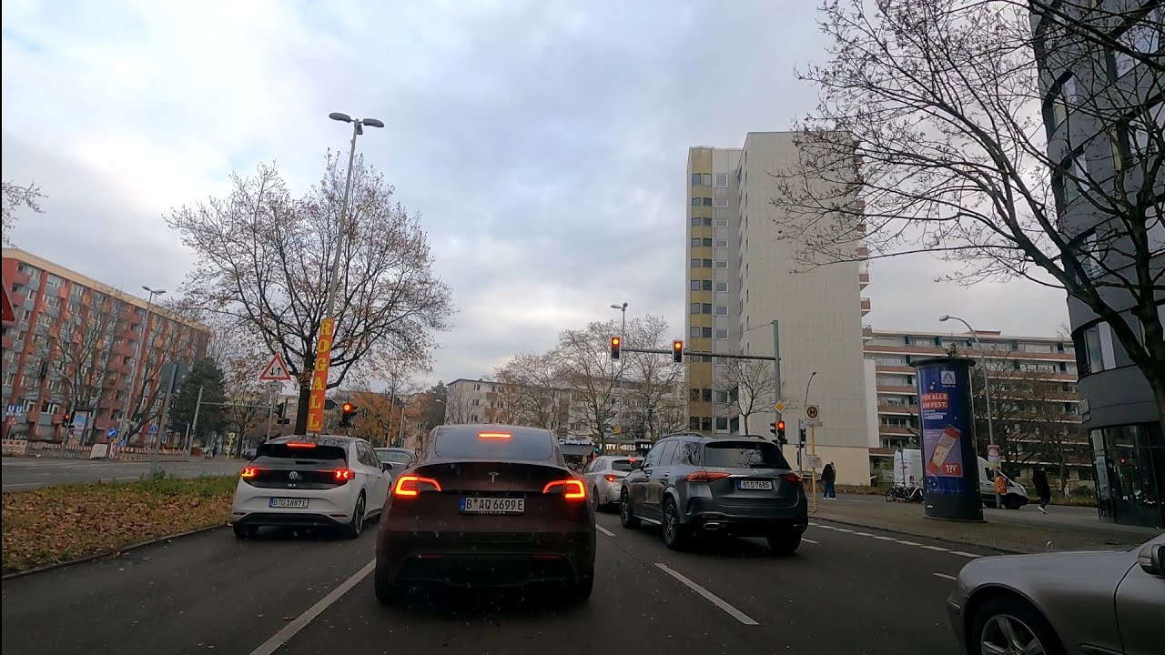 🇩🇪 Berlin City Tour 4K – Driving from Halensee to Potsdamer Platz