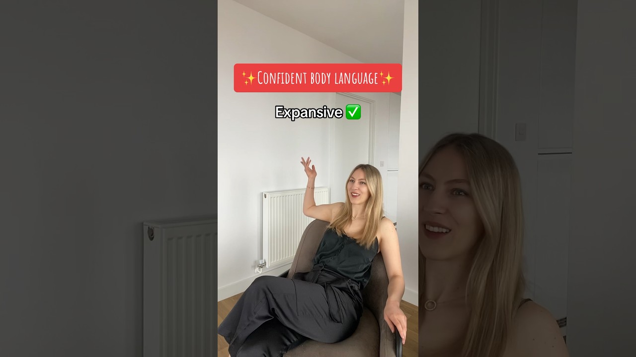 Confident body language tips ￼#psychology
