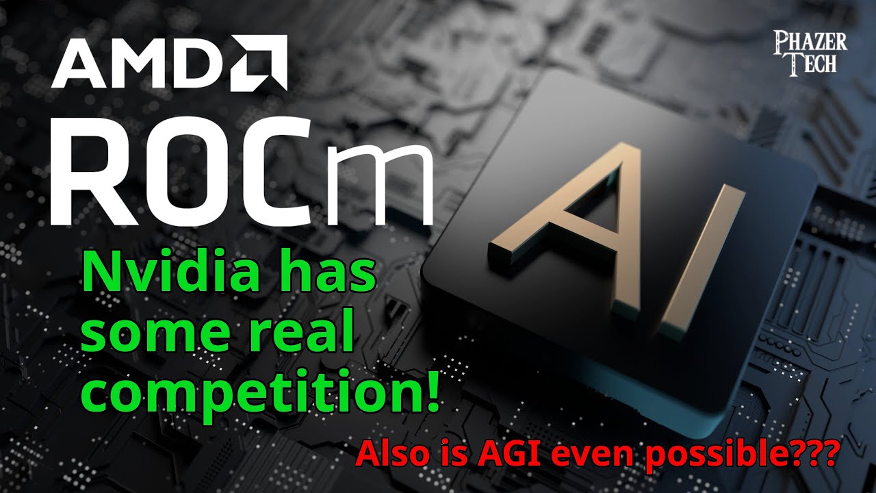 Showcasing AMD ROCm With AI/ML Apps & Ranting About AGI In The Media