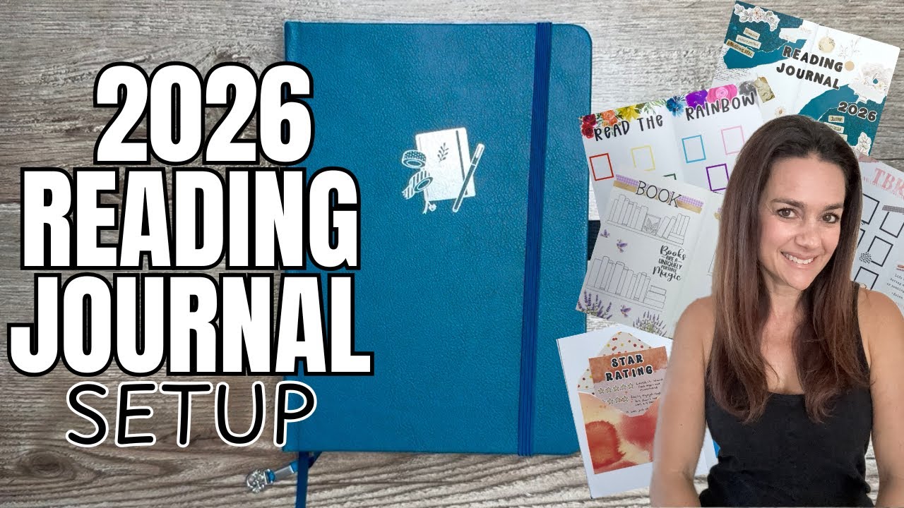 2026 Reading Journal Set Up [Using an Archer & Olive Notebook!]