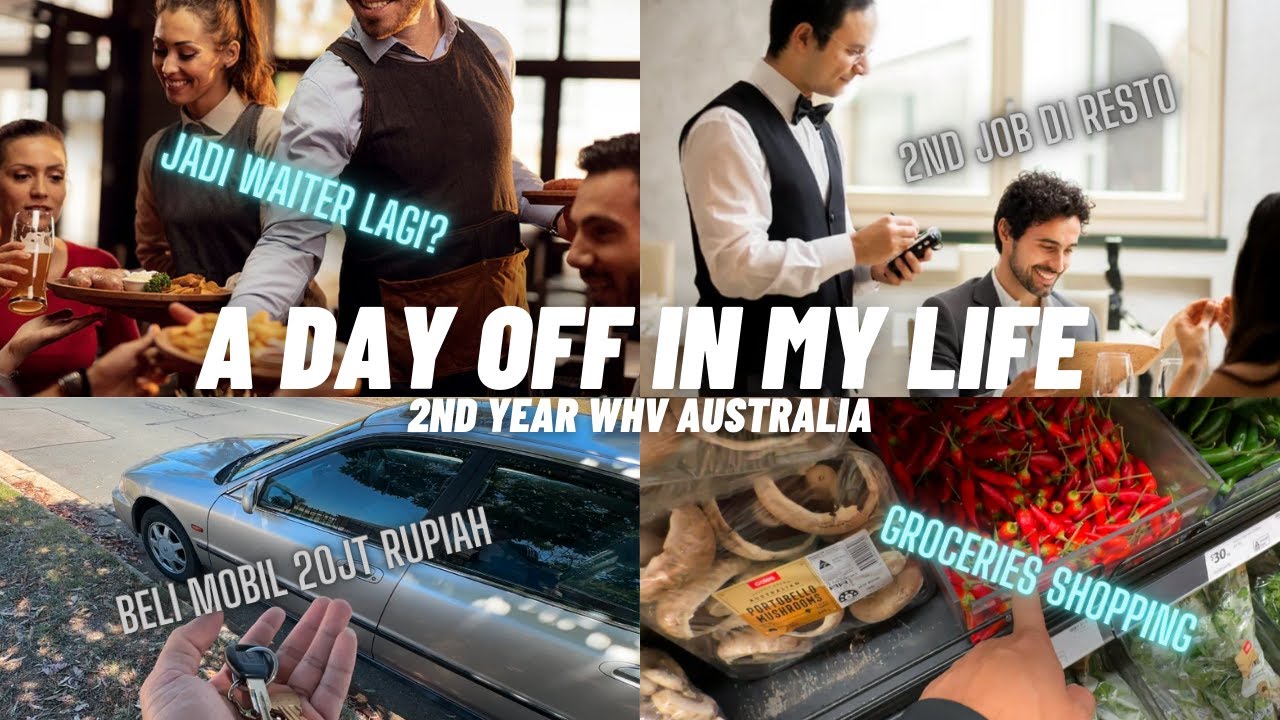 a day off in my life sebagai anak WHV Australia #whvaustralia