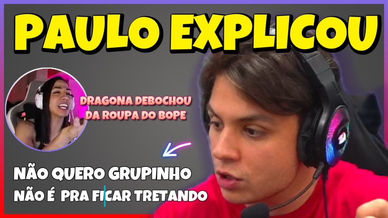 PAULINHO O LOKO RESPONDE AS RECLAMAÇÕES E EXPLICA O SEU CONTEÚDO DE PVP