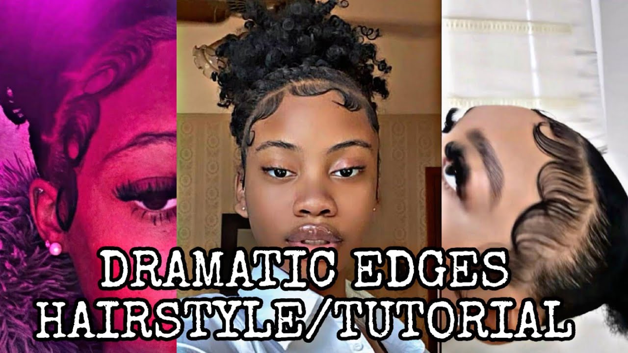 ПРИЧЕСКА DRAMATIC EDGES/УРООК|KELS♡!|#blackgirltiktok #dramaticedges