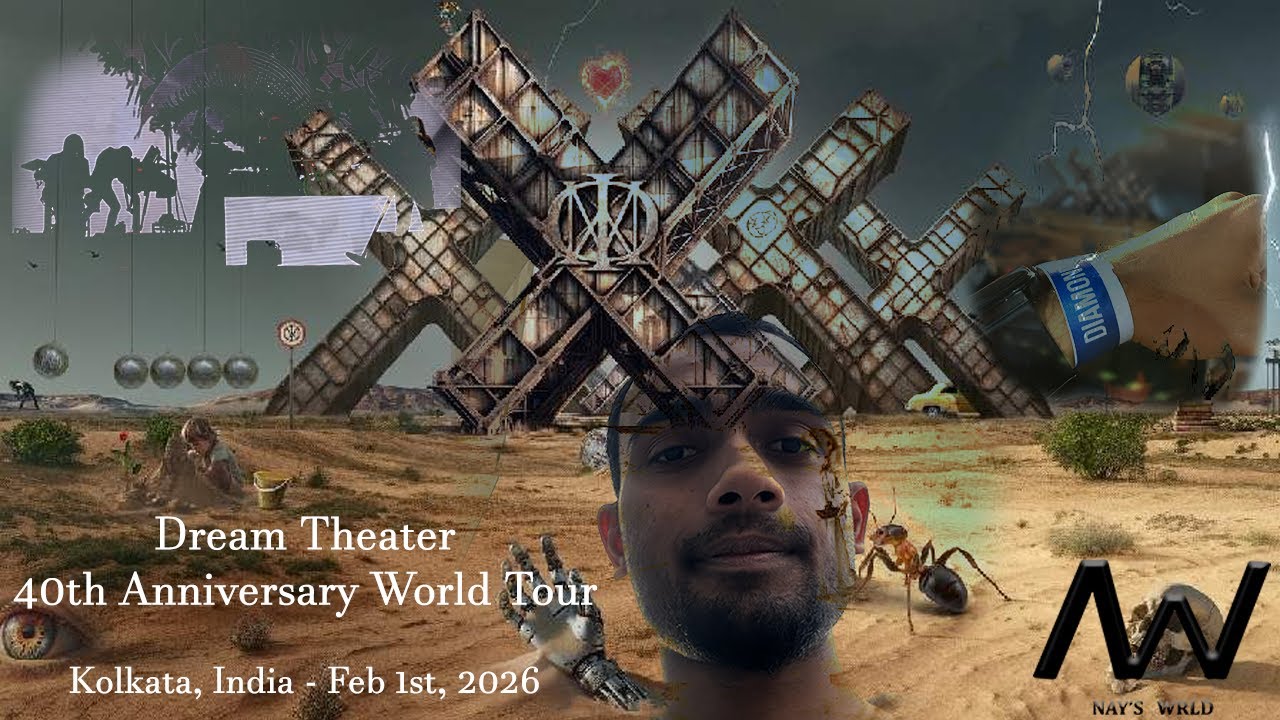 Dream Theater Kolkata 2026 II 40th Anniversary World Tour @dreamtheaterofficial