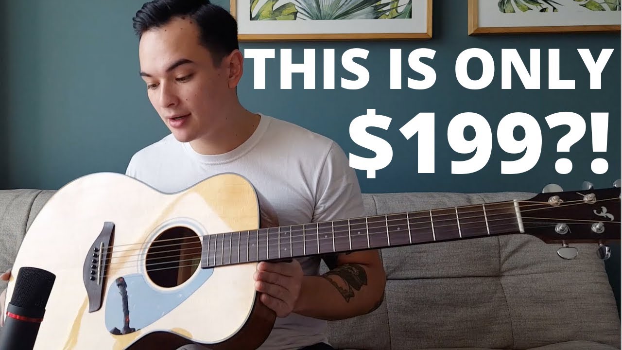 The Best CHEAP Fingerstyle Guitar?! - Yamaha FS800 Review
