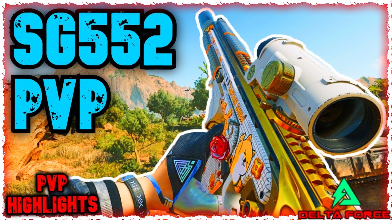 The PEASHOOTER OF DELTA FORCE OPERATIONS. SG552 GAMEPLAY